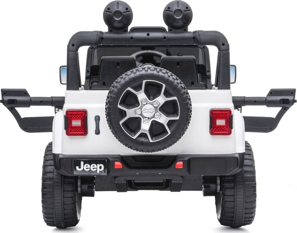 Eldriven barnbil Jeep Wrangler Rubicon Vit