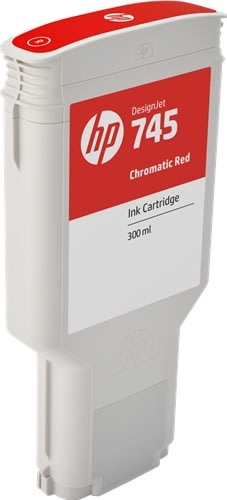 HP No 745 blækpatron, rød, 300ml
