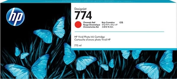 Bläckpatron HP No 744 Chromatic red 775 ml