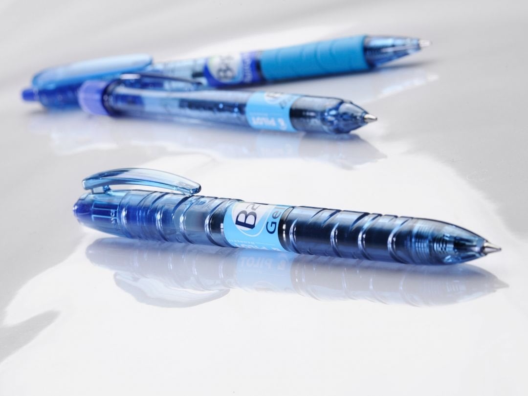 Pilot Begreen Bottle2Pen, gelpenna, 0,5 mm, blå