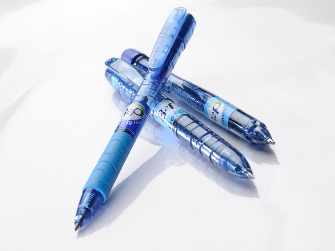 Pilot Begreen Bottle2Pen, gelpenna, 0,5 mm, blå