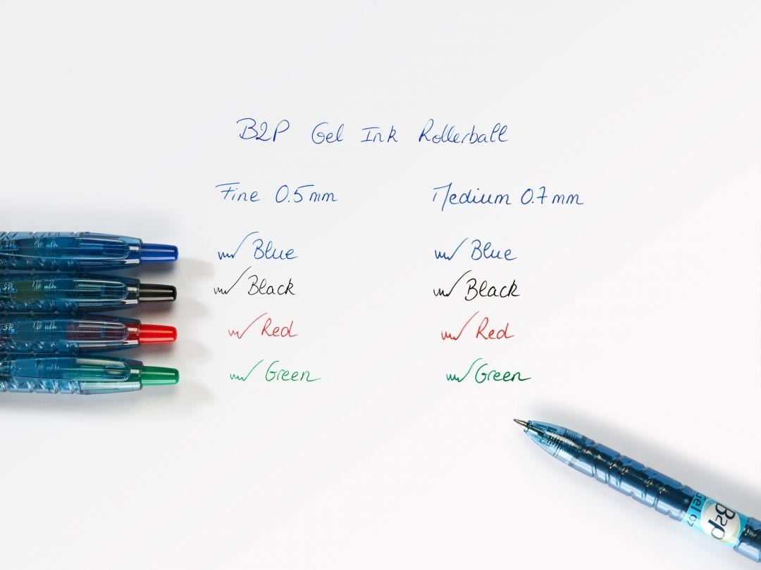 Pilot Begreen Bottle2Pen, gelpenna, 0,5 mm, svar