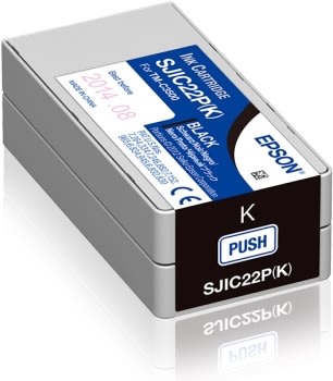 Epson SJIC22P(K) blækpatron, sort
