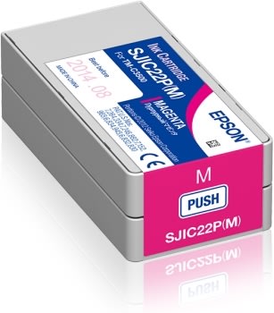 Epson SJIC22P(M) blækpatron, magenta