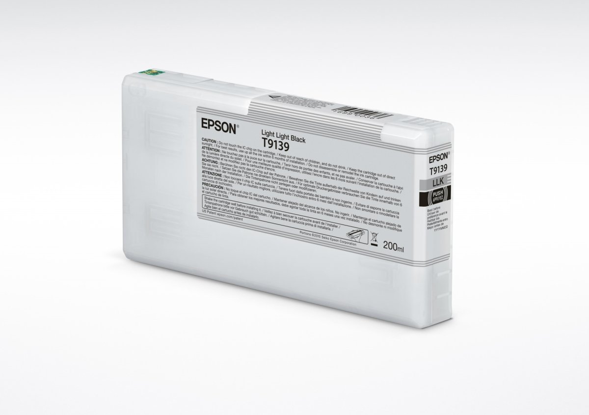 Bläckpatron Epson T9139 Extra ljussvart
