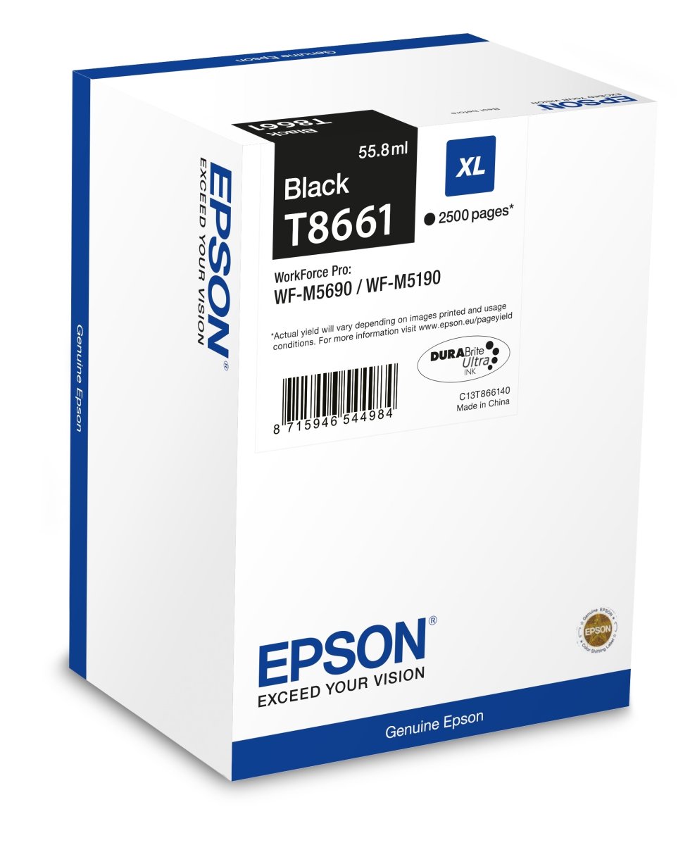 Bläckpatron Epson T8661 XL Svart