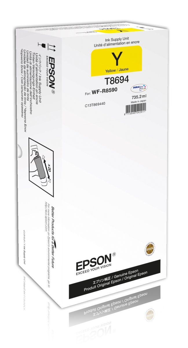 Bläckpatron Epson T8694 XXL Gul