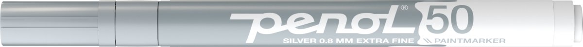 Penol 50 Märkpenna i färg | Silver