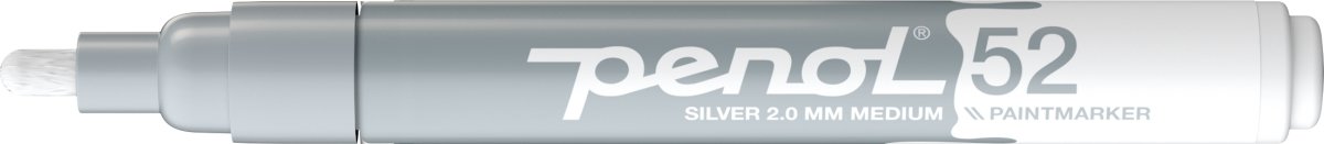 Penol 52 Märkpenna i färg | Silver