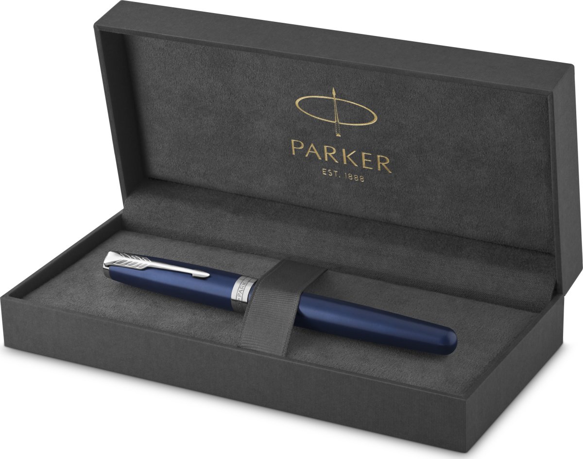 Parker Sonnet Blue Lacquer CT Rollerballpenna | F