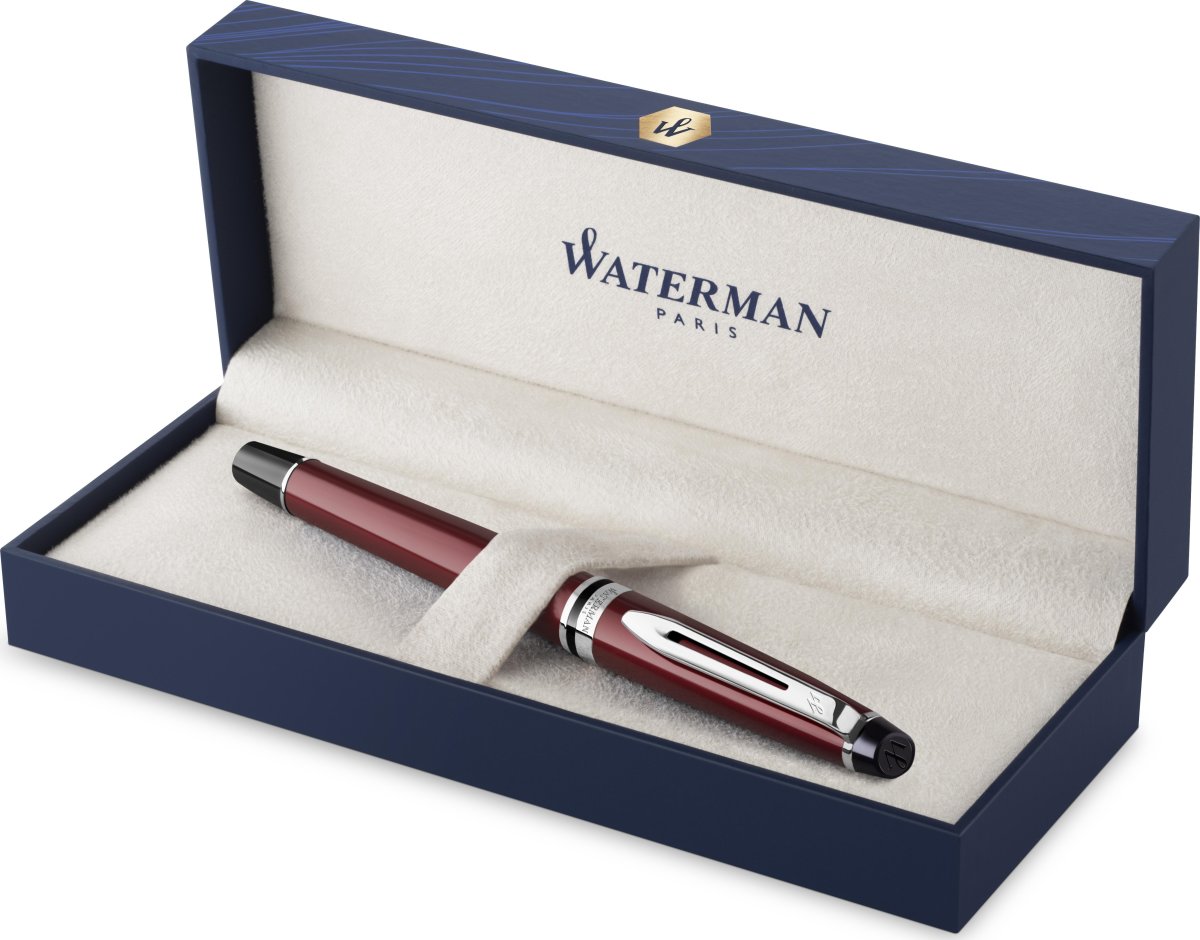 Waterman Expert Dark Red CT Rollerballpenna | F