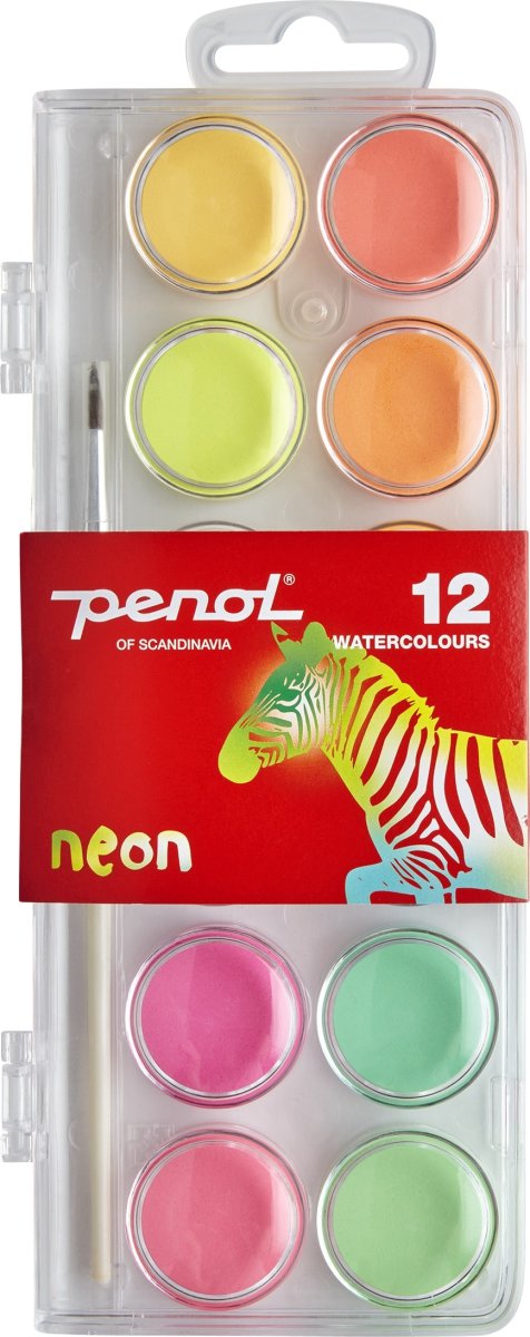 Penol Färglåda | 30 mm | 12 neonfärger