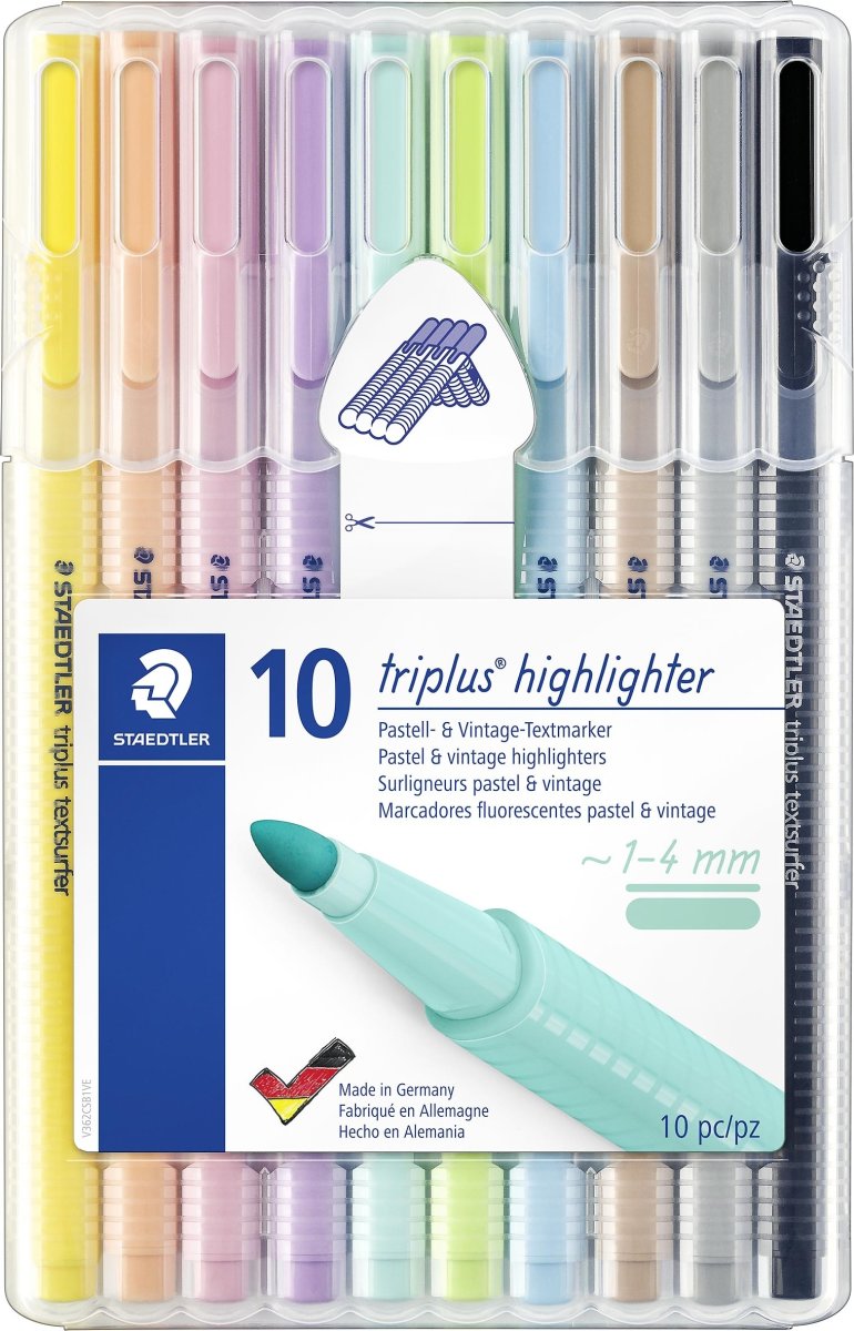 Staedtler Triplus Highlighter | 10 färger