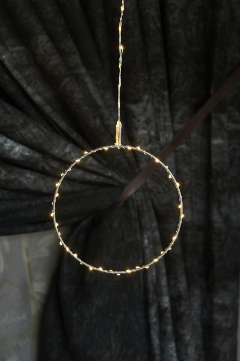 Liva ljusring | 60 LED | Ø20 cm | Silver