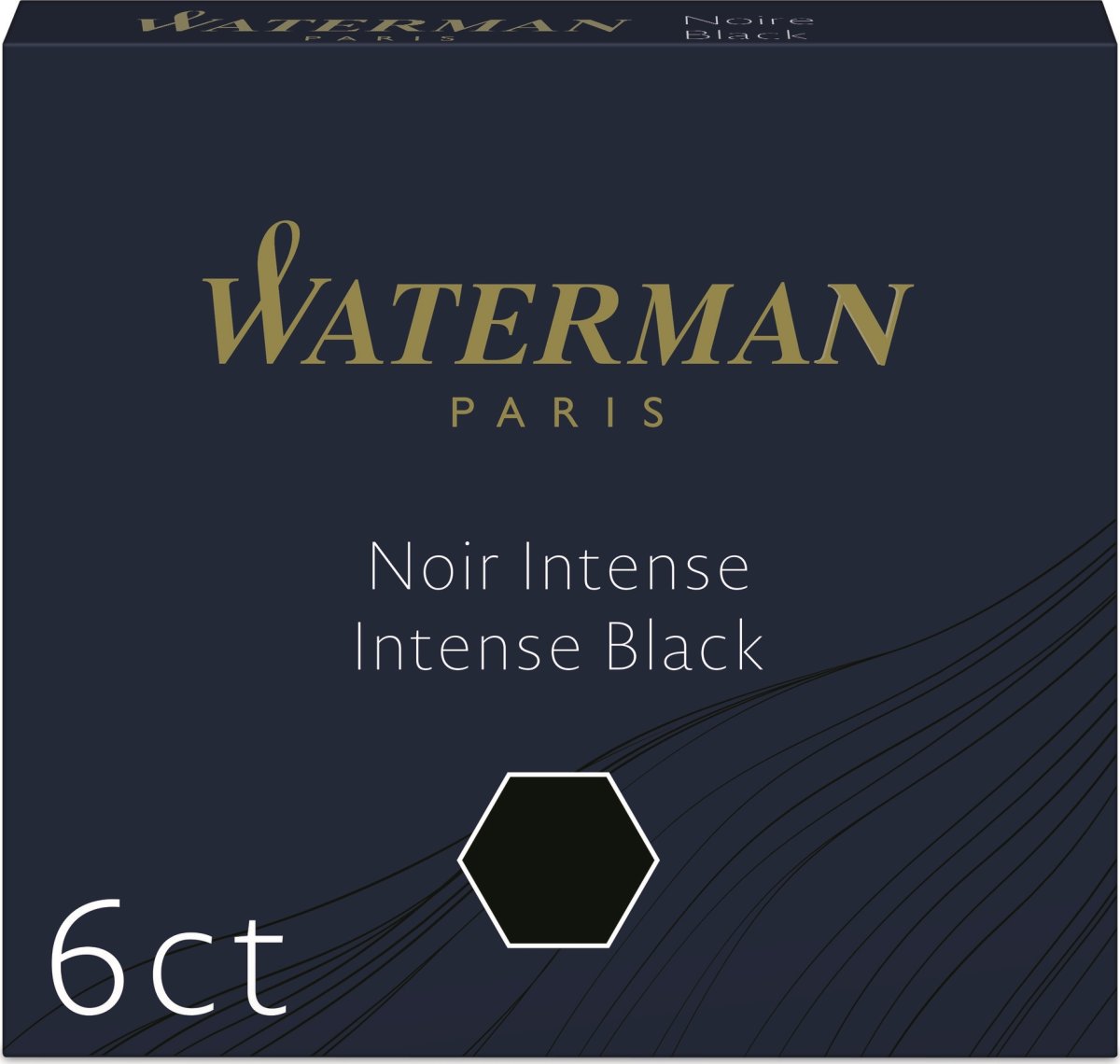 Waterman INT Refill L Reservoarpenna Svart | 6 st