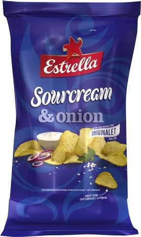 Estrella Chips, Sourcream, 40g