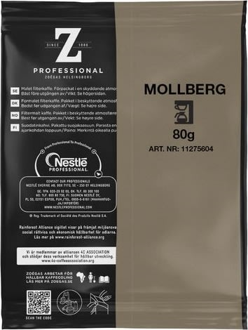 Zoégas Mollbergs Blandning filterkaffe | 60 x 80 g