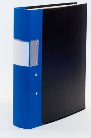 Kontorspärm neutral A4 60mm blå