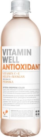 Vitamin Well Antioxidant, Persika, 0,5L