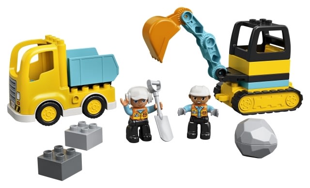 LEGO® 10931 Lastbil och grävmaskin