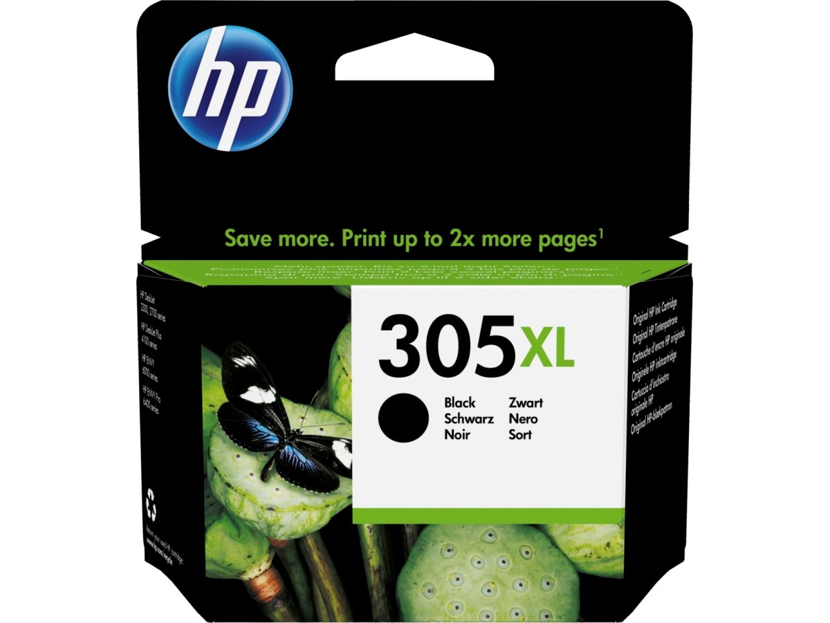 HP nr 305XL bläckpatron, svart