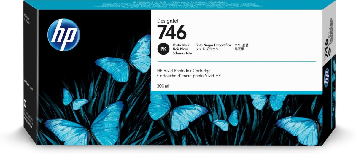 HP nr 746 bläckpatron, fotosvart
