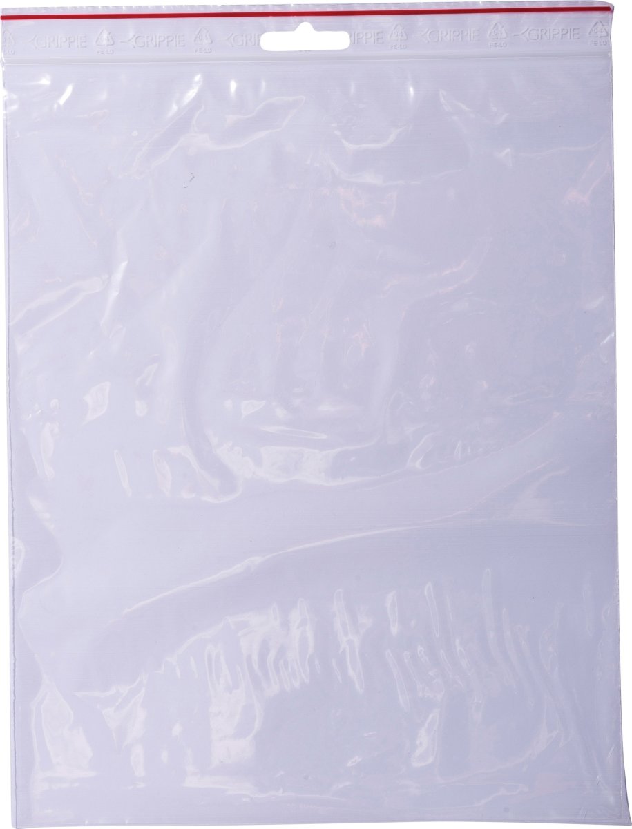 Blixtlåspåse utan märkyta 200x250 mm, 1000 st