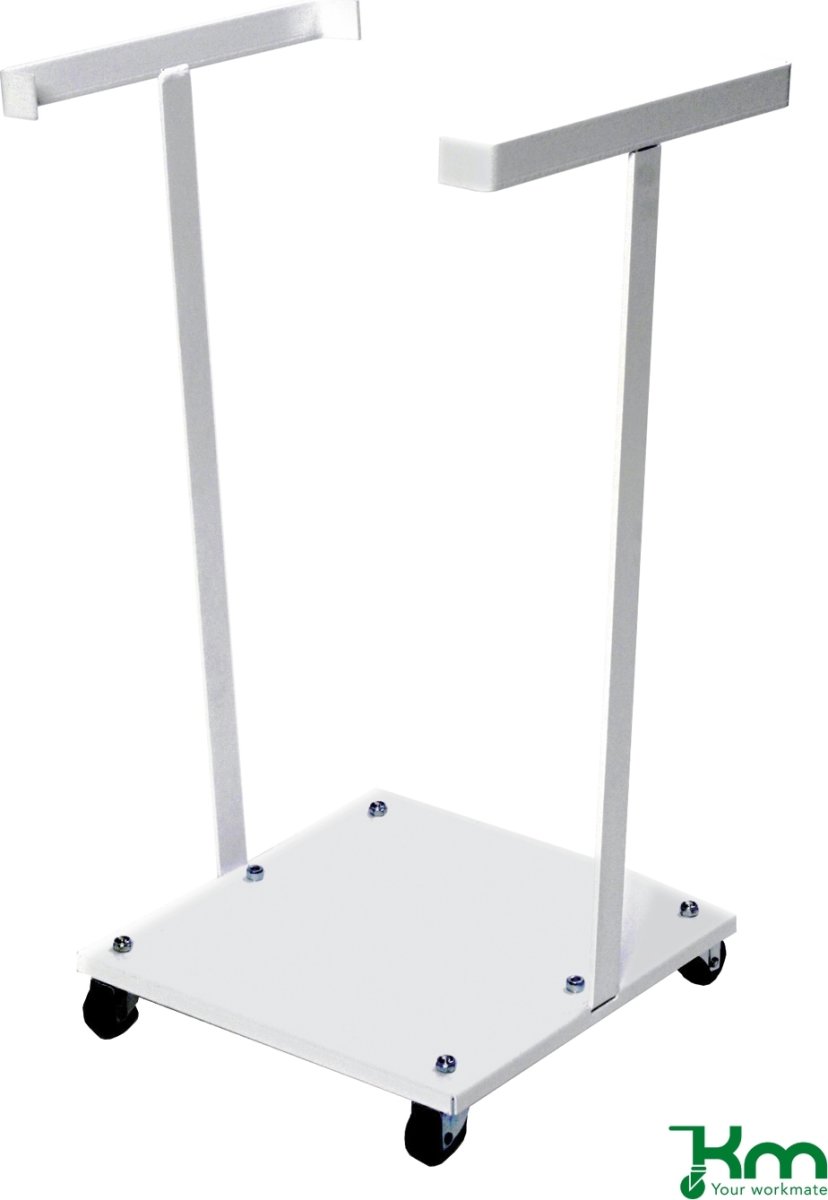 Avfallsvagn 125 liter, vit