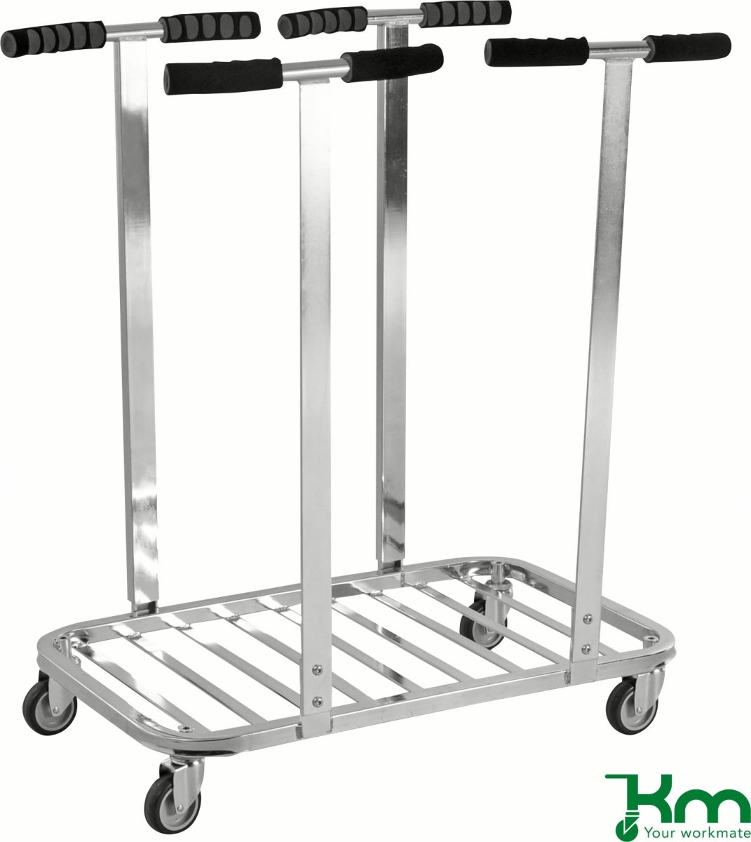 Avfallsvagn 2 x 125 liter, 75 kg