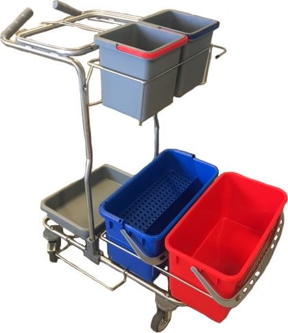 Minatol komplett ergonomisk städvagn