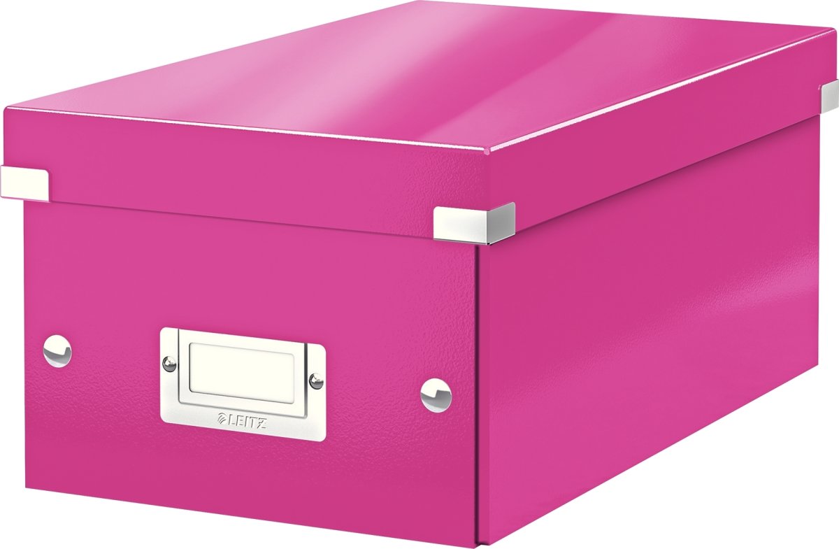 Förvaringsbox Leitz WOW Click & Store Rosa