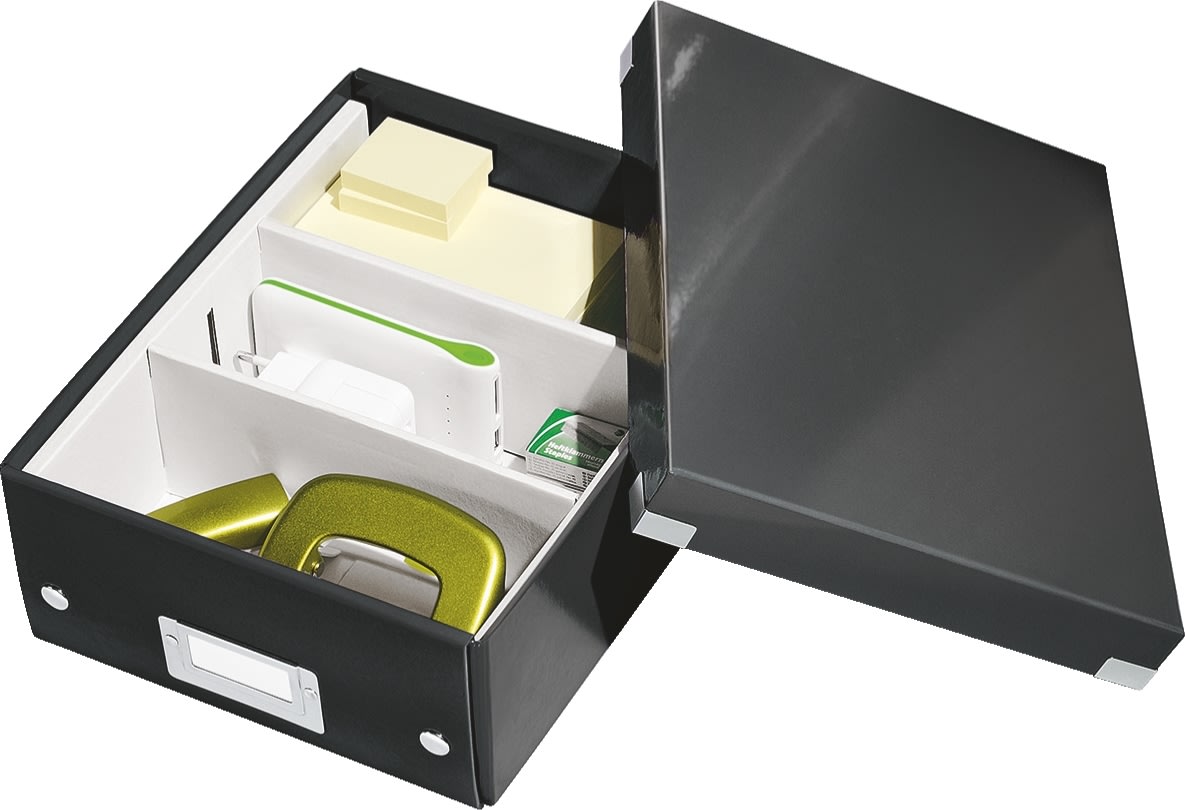 Leitz Click & Store Förvaringslåda, Small, svart