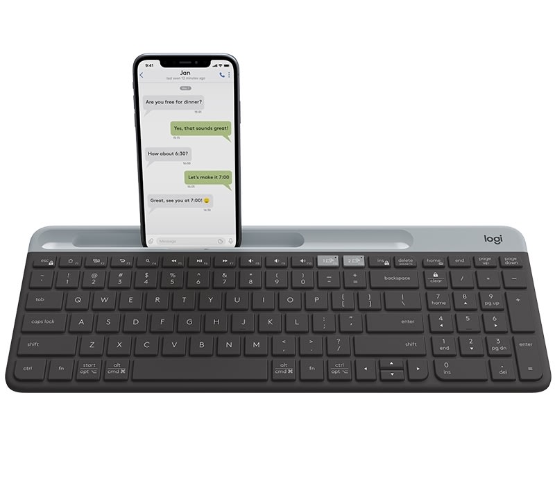 Logitech K580 Slim Multidevice Tangentbord/nordisk