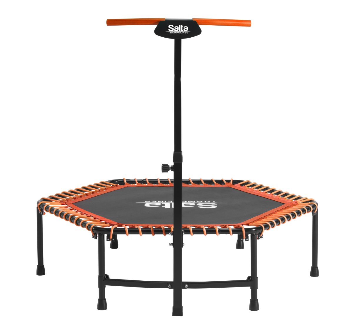 Salta Fitness trampolin med handtag | Orange