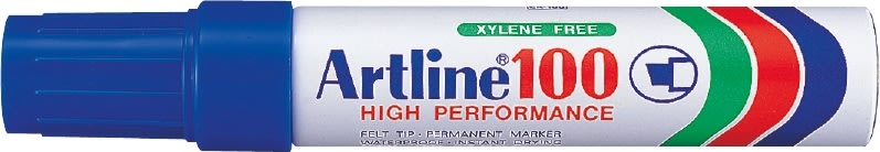 Artline EK100 permanent märkpenna, blå
