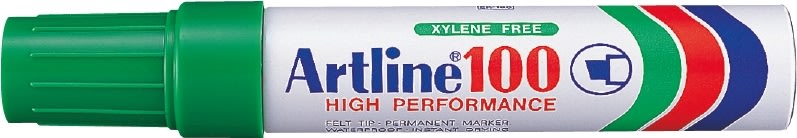 Artline EK100 permanent märkpenna, grön