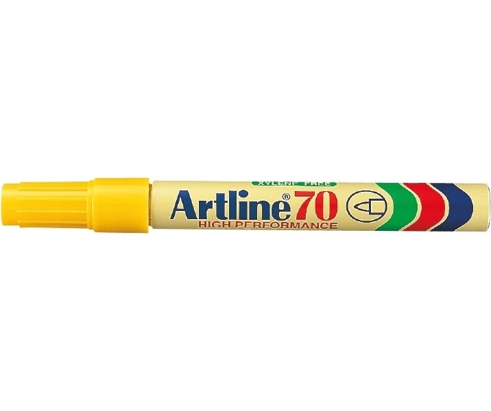 Artline 70 Permanent Marker, gul