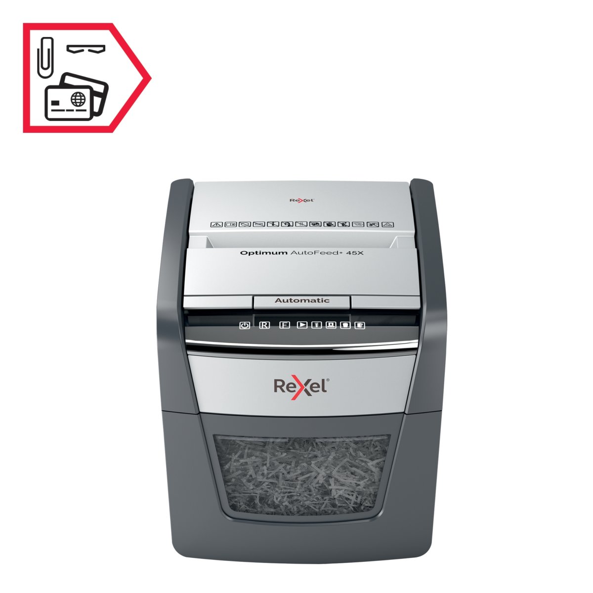 Rexel Optimum AutoFeed+ 45X dokumentförstörare