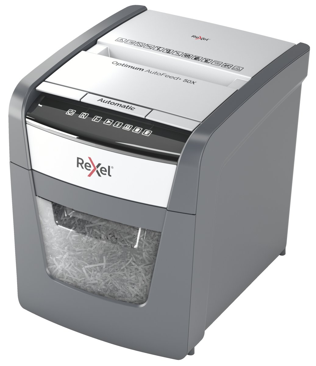 Rexel Optimum AutoFeed+ 50X Dokumentförstörare