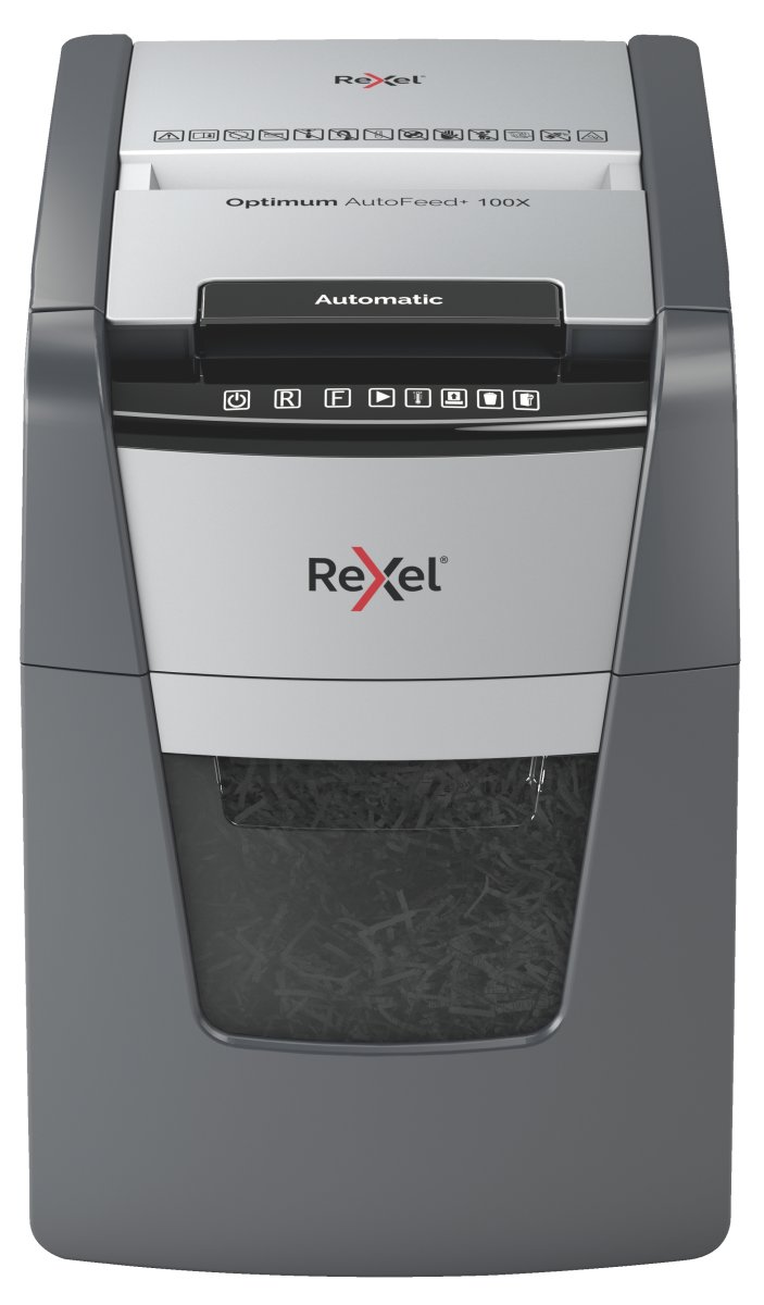 Rexel Optimum AutoFeed+ 100X dokumentförstörare