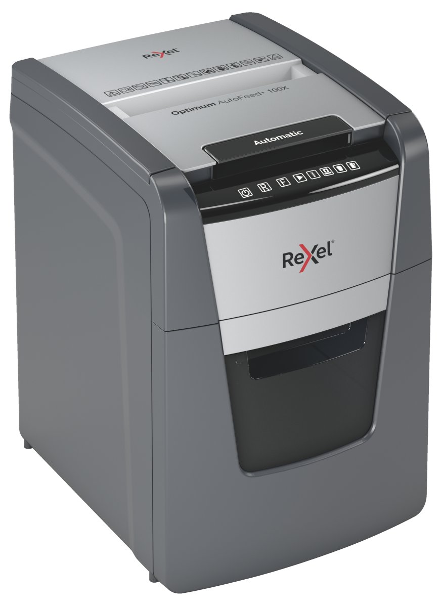 Rexel Optimum AutoFeed+ 100X dokumentförstörare