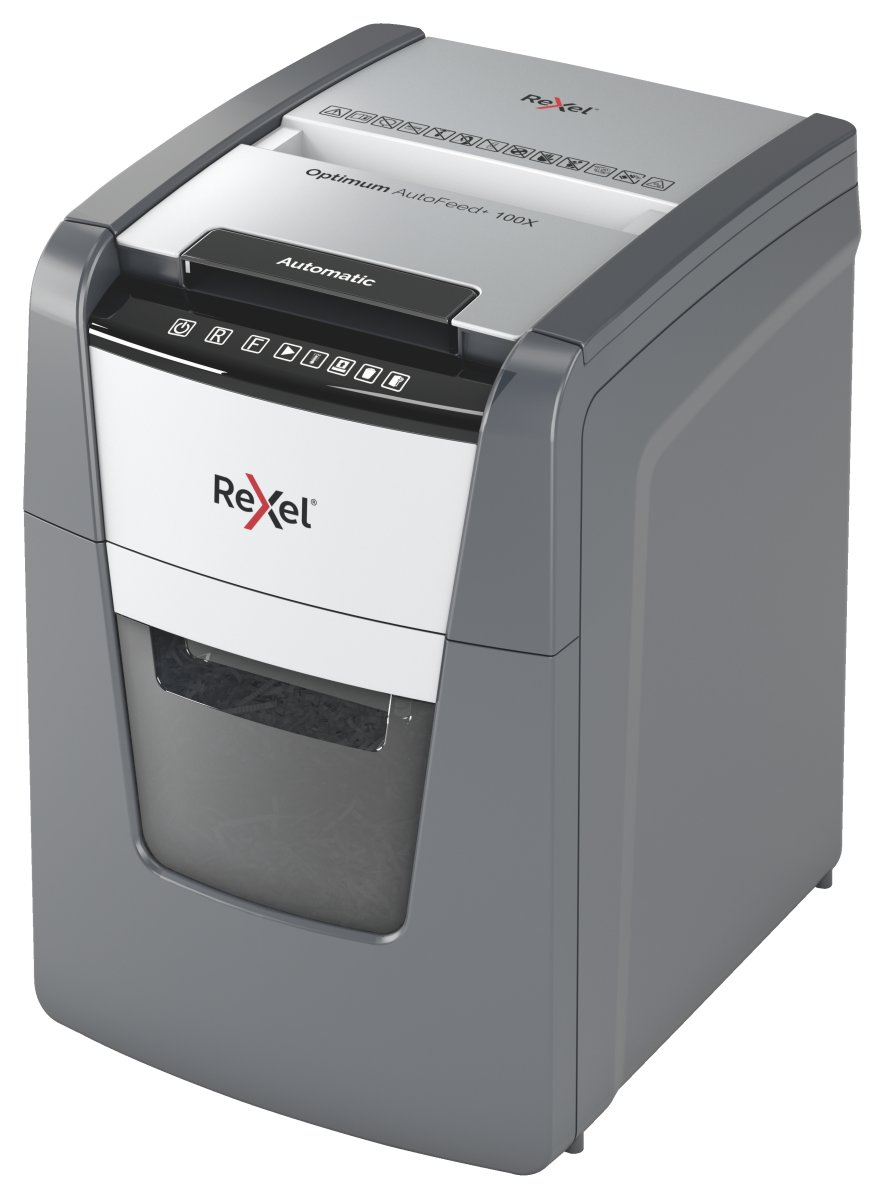 Rexel Optimum AutoFeed+ 100X dokumentförstörare