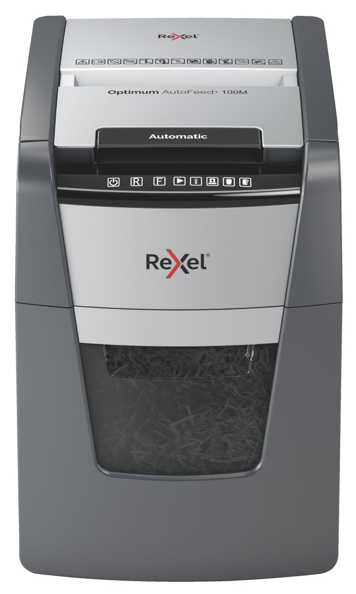 Rexel Optimum AutoFeed+ 100M Dokumentförstörare