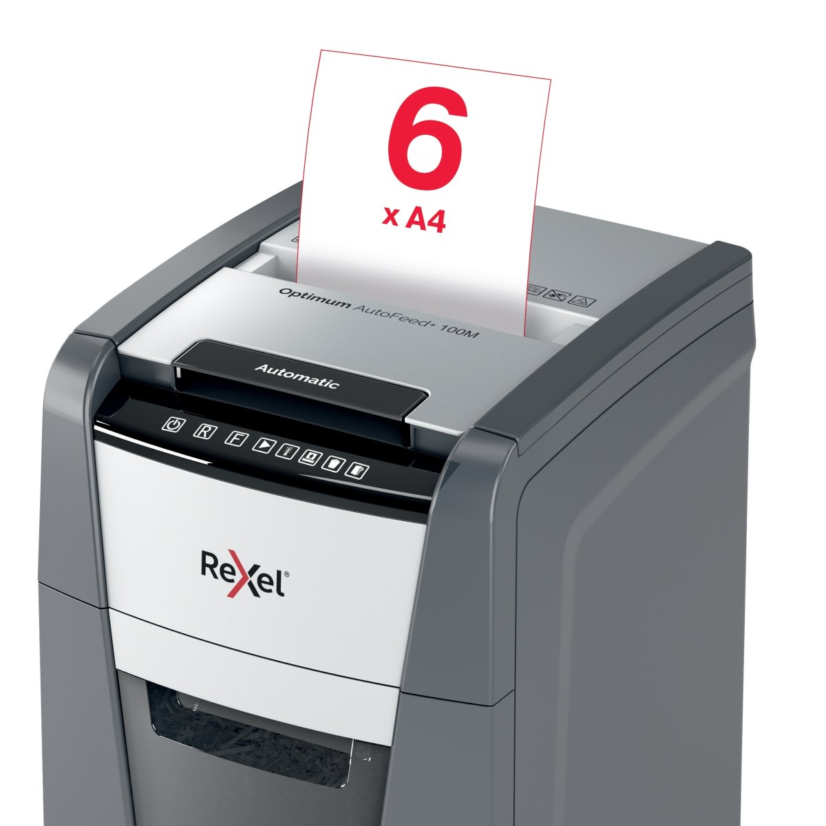 Rexel Optimum AutoFeed+ 100M Dokumentförstörare