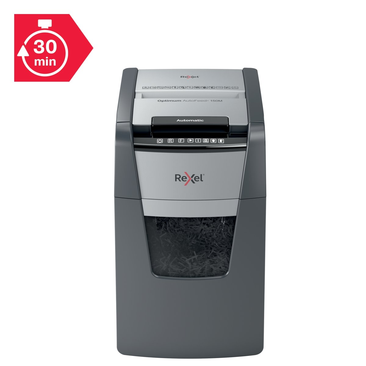 Rexel Optimum AutoFeed+ 150M Dokumentförstörare