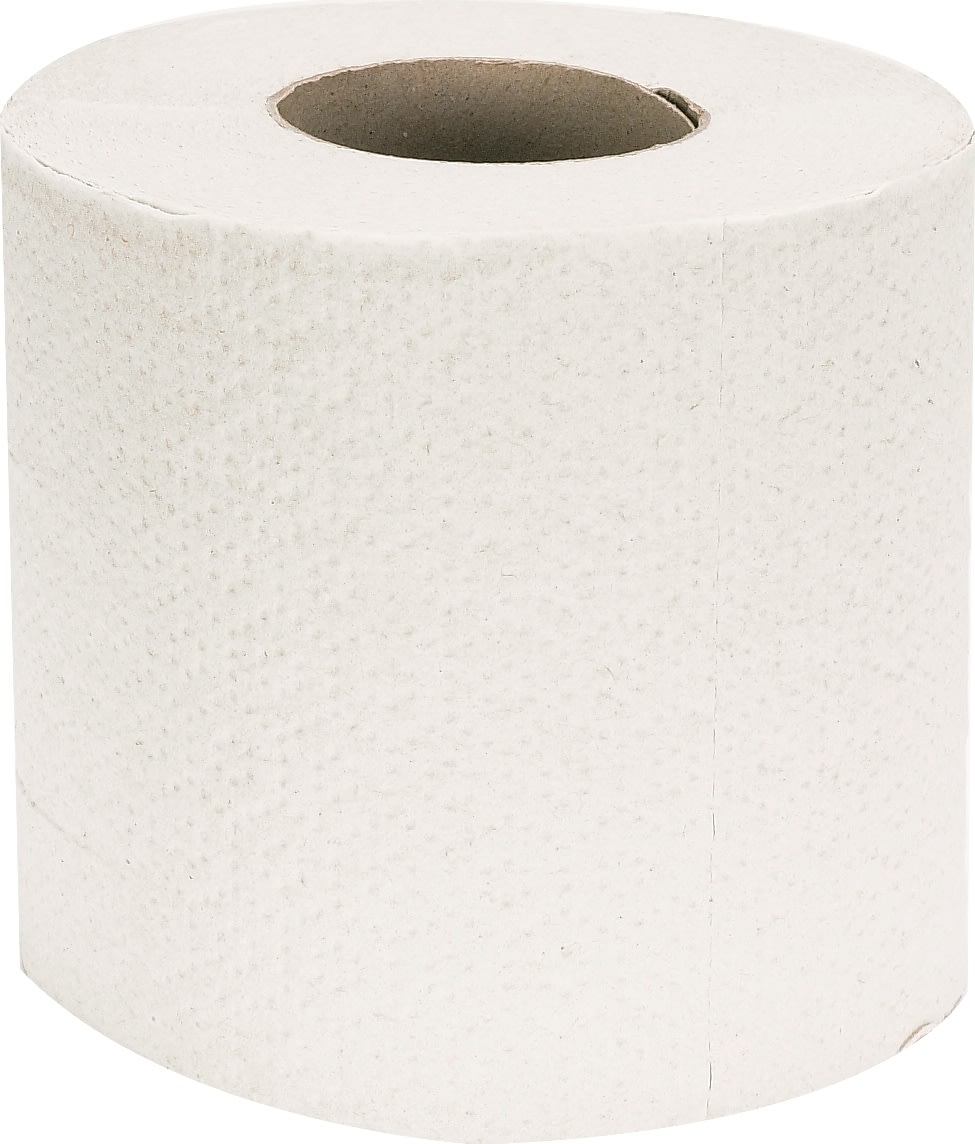 Toiletpapir 2-lags, 64 ruller pr. sæk, ubleget
