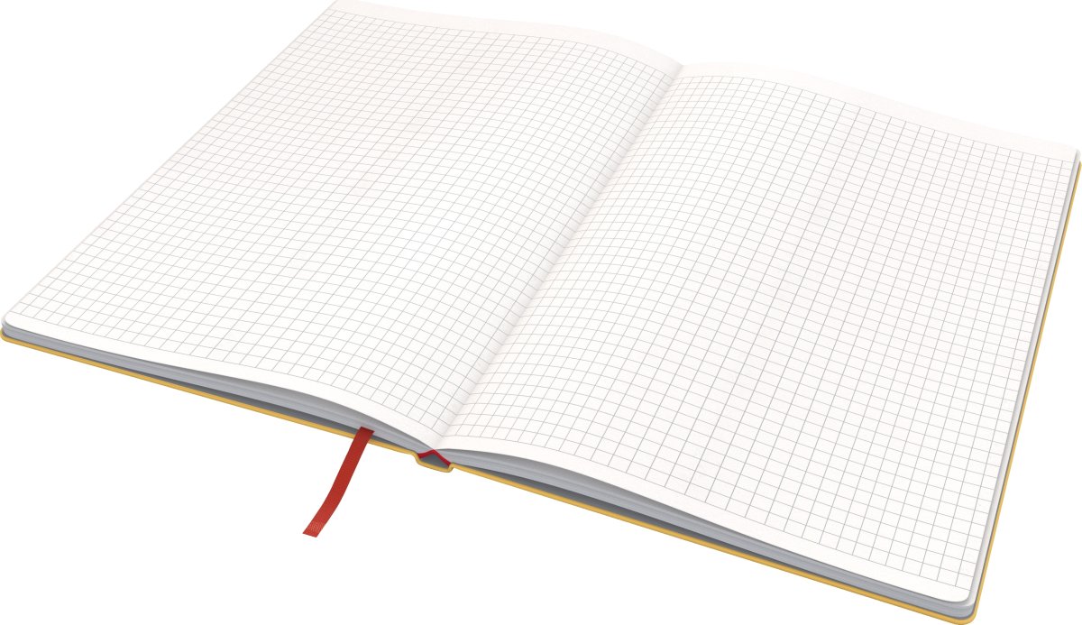 Leitz Cosy Anteckningsbok, B5, Kvadratisk, Gul