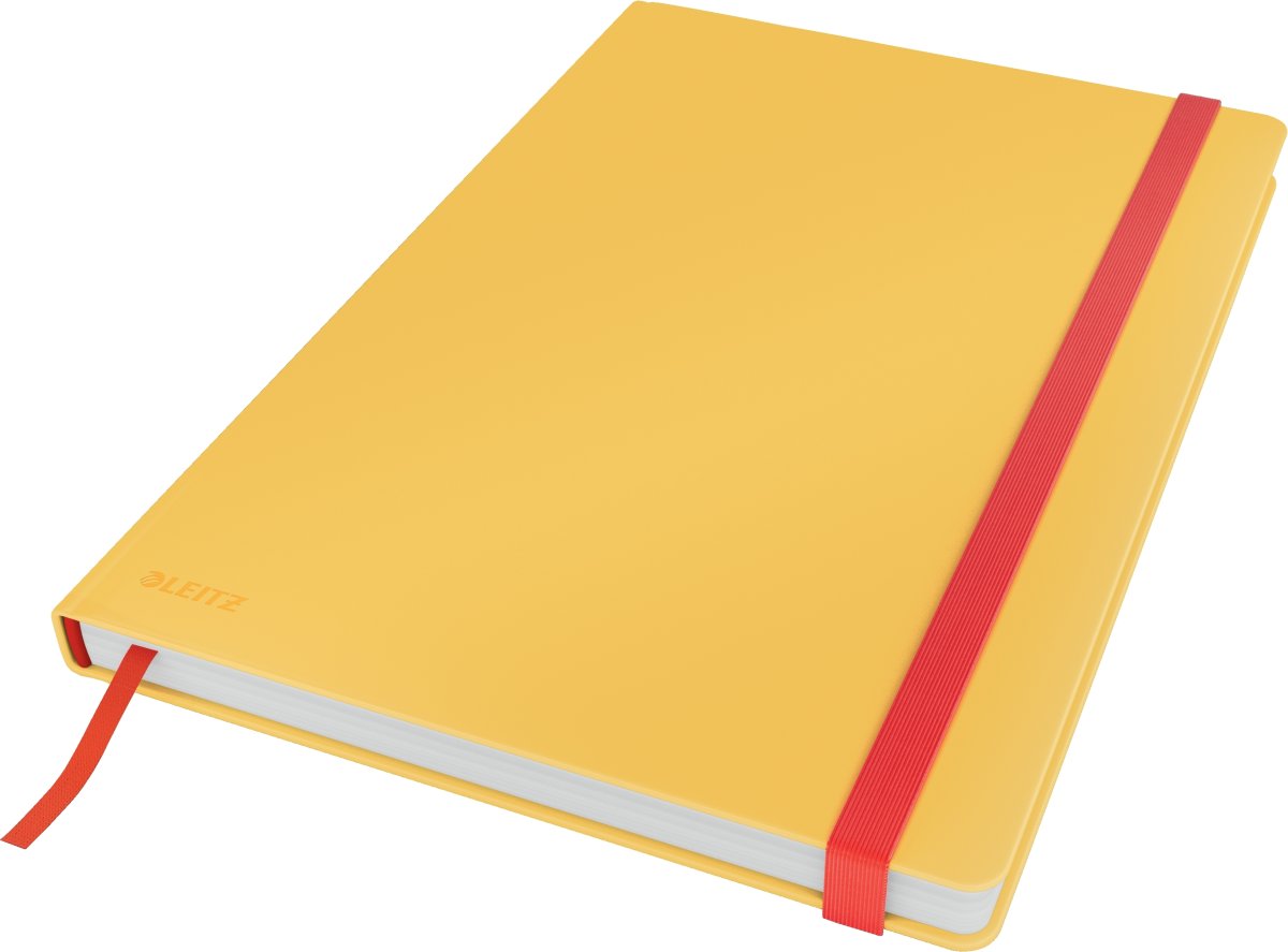 Leitz Cosy Anteckningsbok, B5, Linjerad, Gul