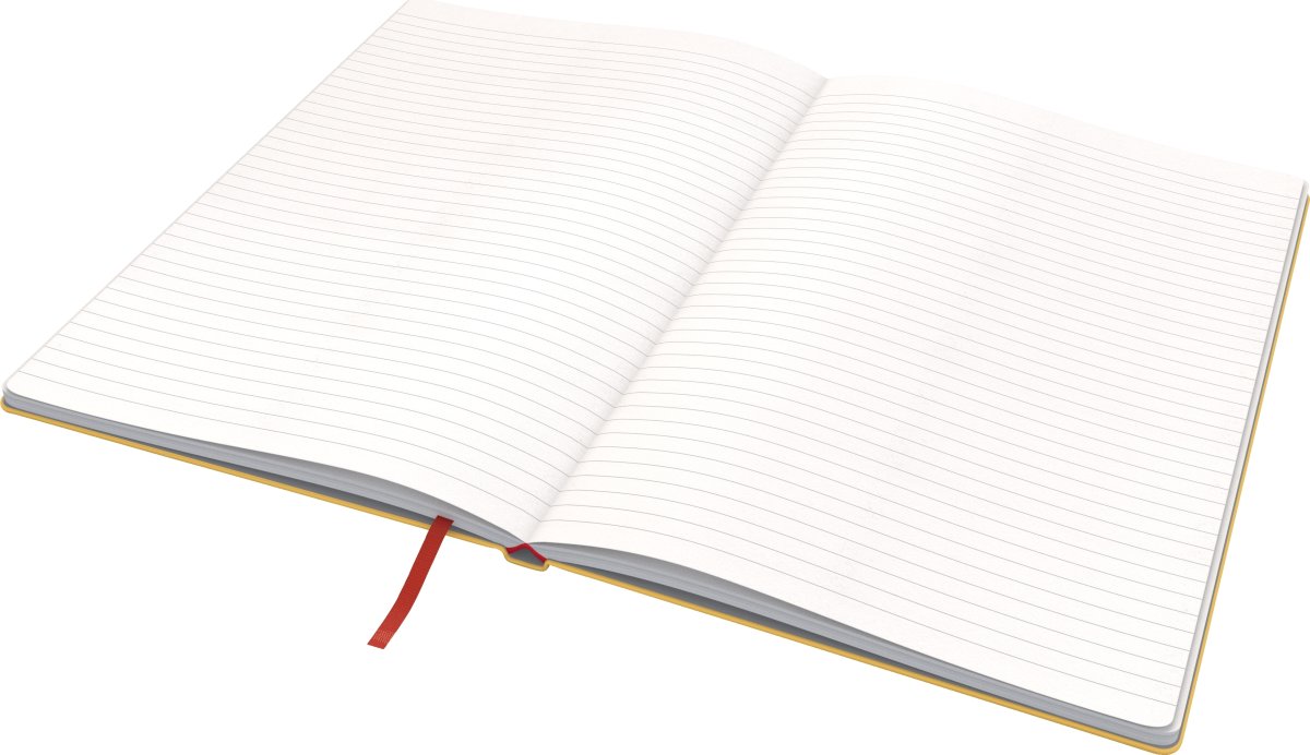 Leitz Cosy Anteckningsbok, B5, Linjerad, Gul