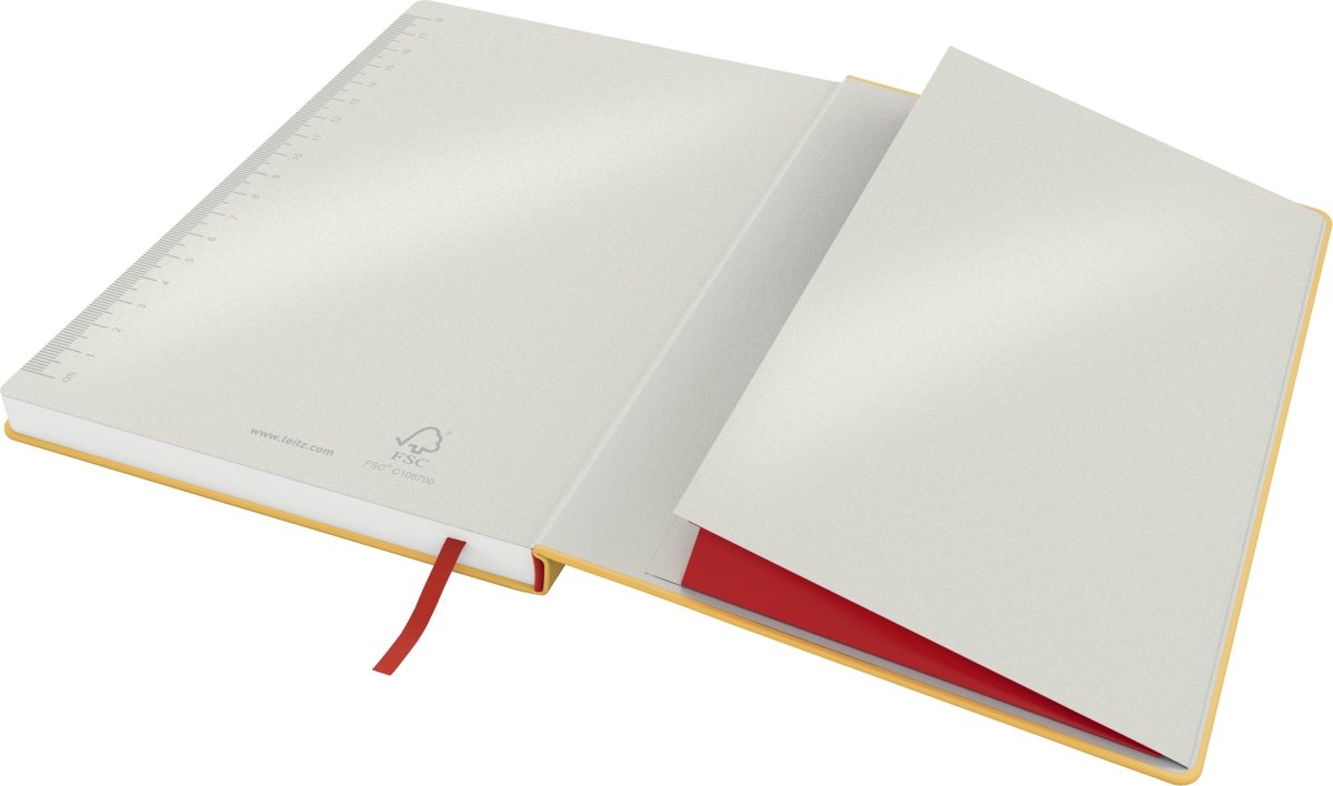Leitz Cosy Anteckningsbok, B5, Linjerad, Gul